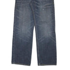 LEVI'S Mens Jeans Blue Regular Straight Denim Medium W31 L29 Classic Zip Cotton