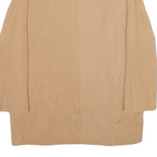 ZARA Womens Beige Oversized Lyocell Jacket XS Casual Lightweight Plain