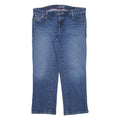TOMMY HILFIGER Womens Jeans Blue Regular Straight W34 L24