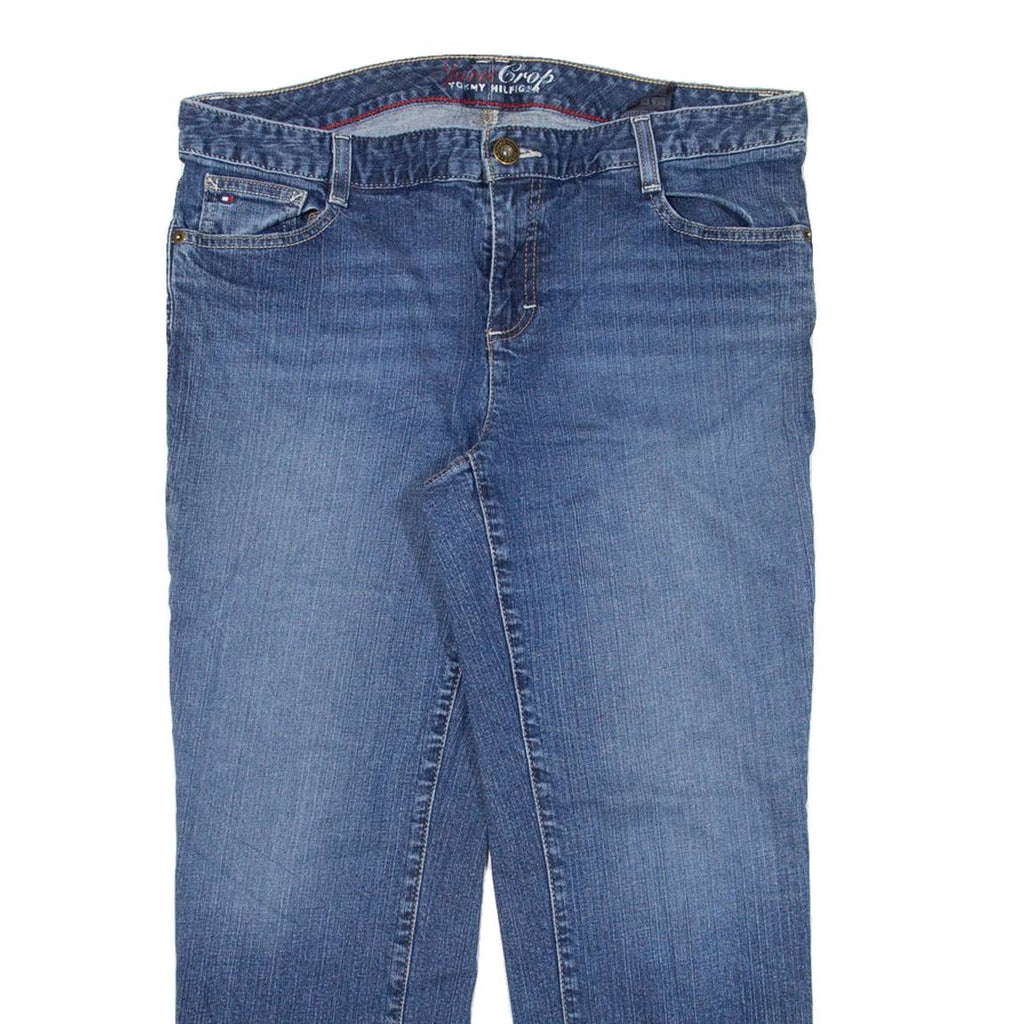 TOMMY HILFIGER Womens Jeans Blue Regular Straight W34 L24