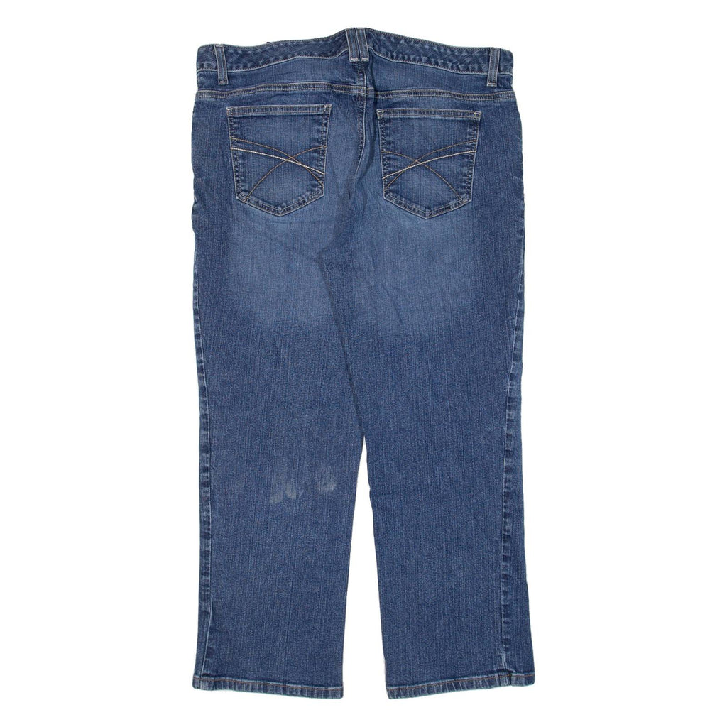 TOMMY HILFIGER Womens Jeans Blue Regular Straight W34 L24