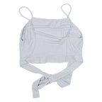 ZARA Womens Cropped Top Grey Sleeveless M