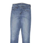 LEVI'S Womens Slim Blue Denim Light Woven Jeans W26 L29 High Rise Skinny