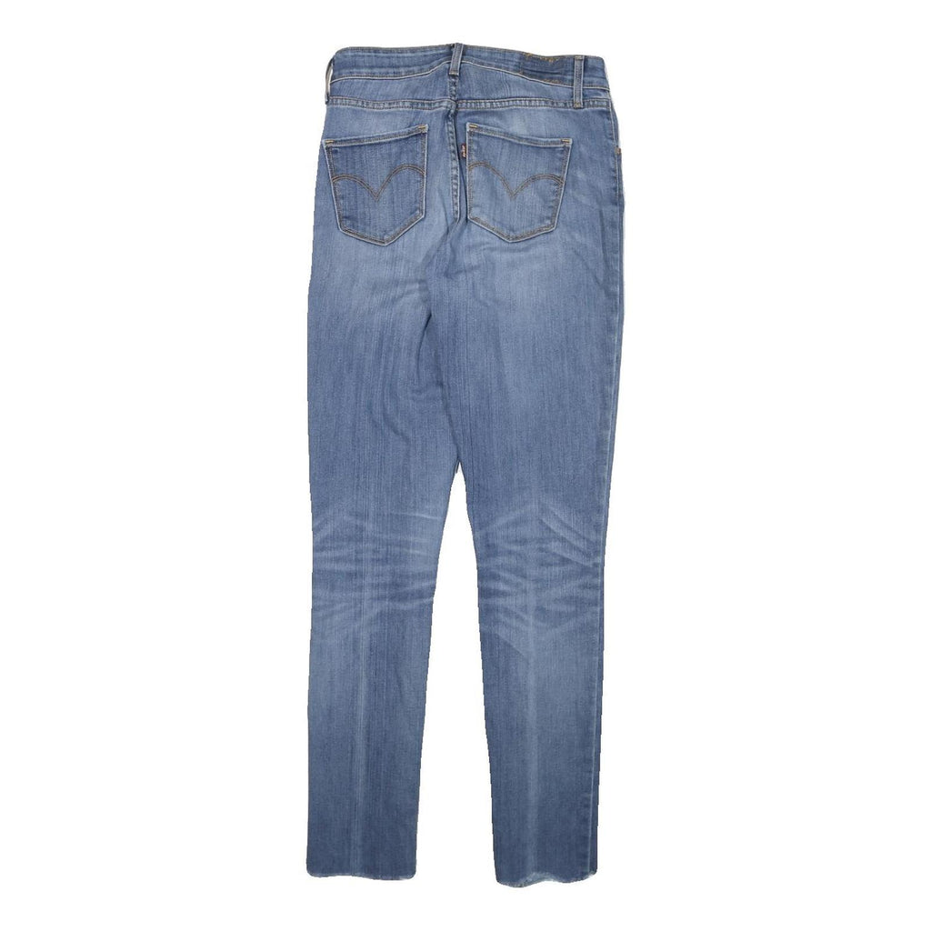 LEVI'S Womens Slim Blue Denim Light Woven Jeans W26 L29 High Rise Skinny