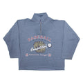 Baseball American League Mens Sweatshirt Blue 1/4 Zip USA L