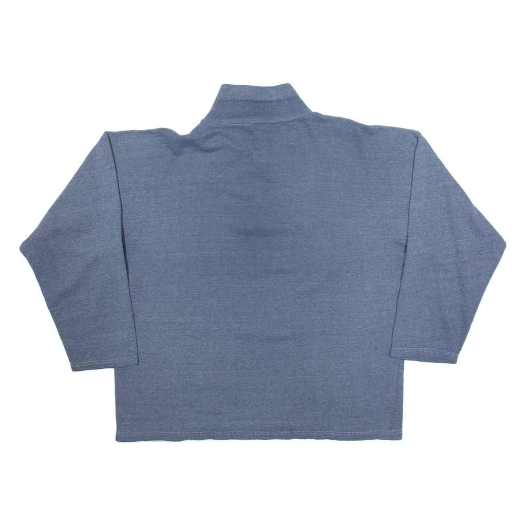 Baseball American League Mens Sweatshirt Blue 1/4 Zip USA L