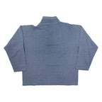 Baseball American League Mens Sweatshirt Blue 1/4 Zip USA L