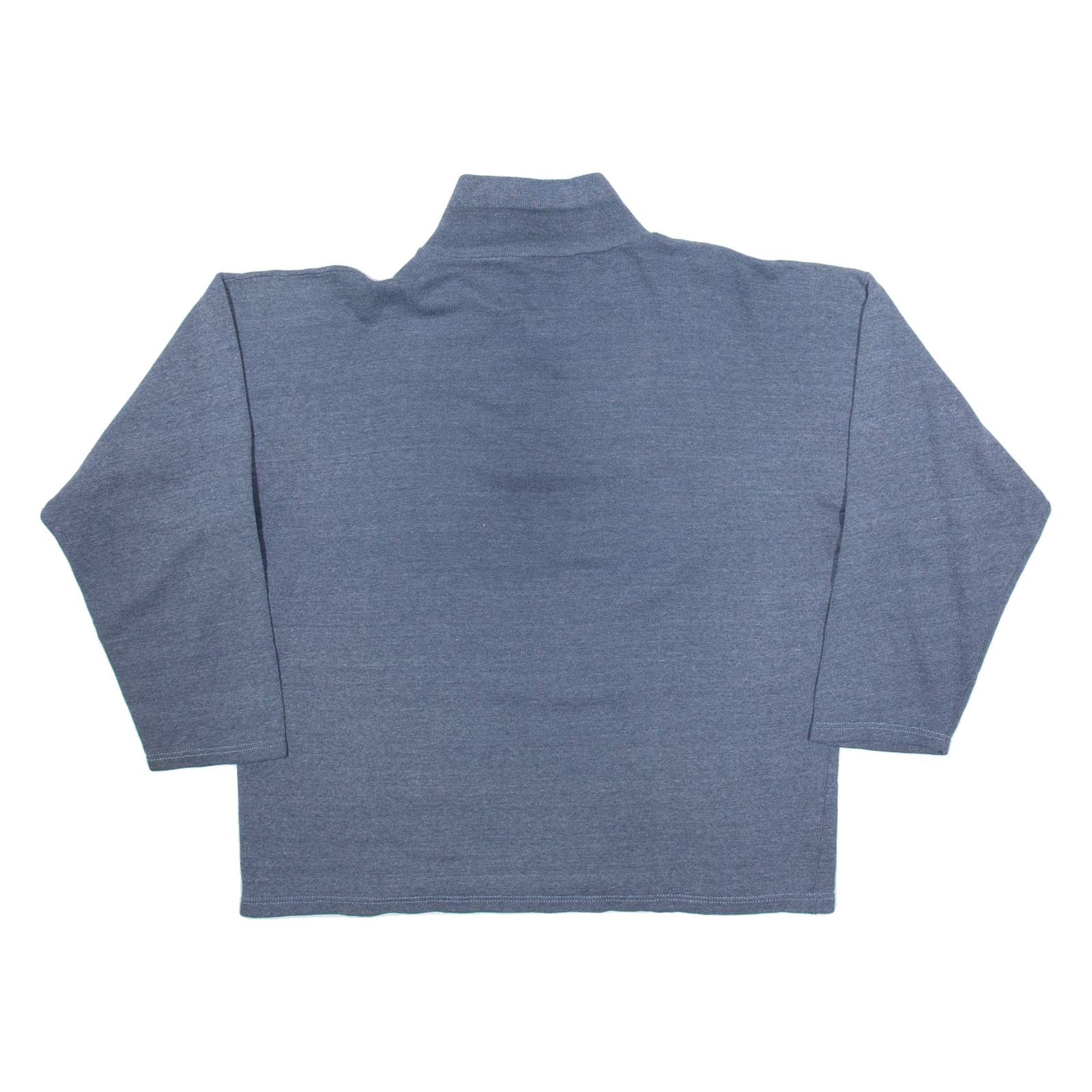 Baseball American League Mens Sweatshirt Blue 1/4 Zip USA L