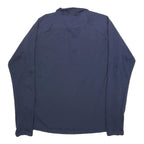 NIKE Mens Navy Blue Sports Coaching 1/4 Zip M Sweatshirt Activewear