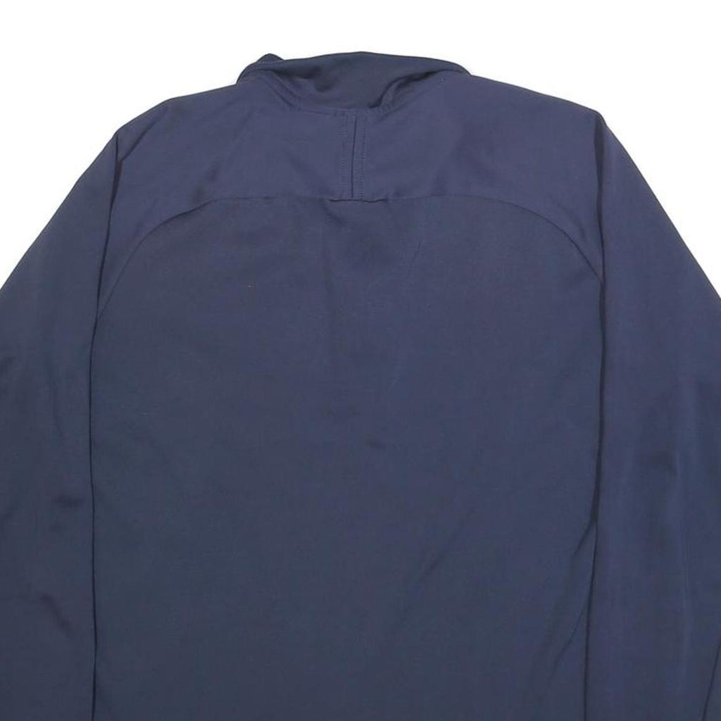 NIKE Mens Navy Blue Sports Coaching 1/4 Zip M Sweatshirt Activewear