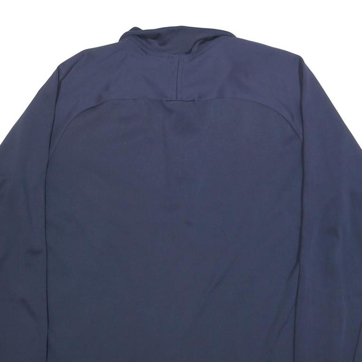 NIKE Mens Navy Blue Sports Coaching 1/4 Zip M Sweatshirt Activewear