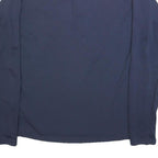 NIKE Mens Navy Blue Sports Coaching 1/4 Zip M Sweatshirt Activewear