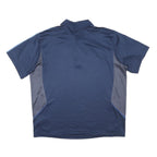 ADIDAS Mens Navy Blue Polyester Blend Polo Shirt XL Climalite Sport Casual