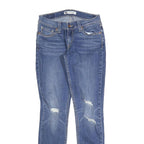 LEVI'S 524 Womens Slim Blue Denim Rinse W27 L32 Slim Fit Zip Jeans