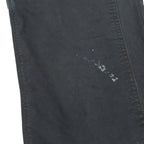CARHARTT Mens Relaxed Black Cotton Blend Relaxed Fit Straight Trousers W36 L32