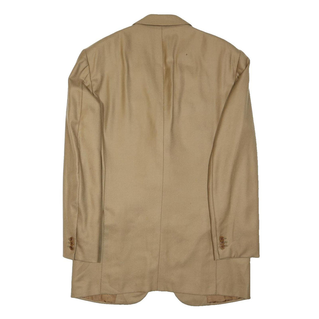 KITON Mens Beige Cashmere Classic Jacket XL Woven Button Formal Tailored