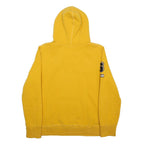 SUPERDRY Womens Yellow Hoodie UK 14 Cotton Blend Pullover Hooded Sweatshirt