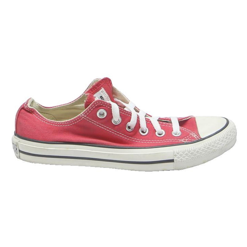CONVERSE Chuck Taylor All Star Womens Low Top Trainers Red Canvas UK 5.5 Classic