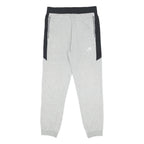 NIKE Mens Joggers Grey & Black Slim Tapered S W28 L27 Cotton Comfort