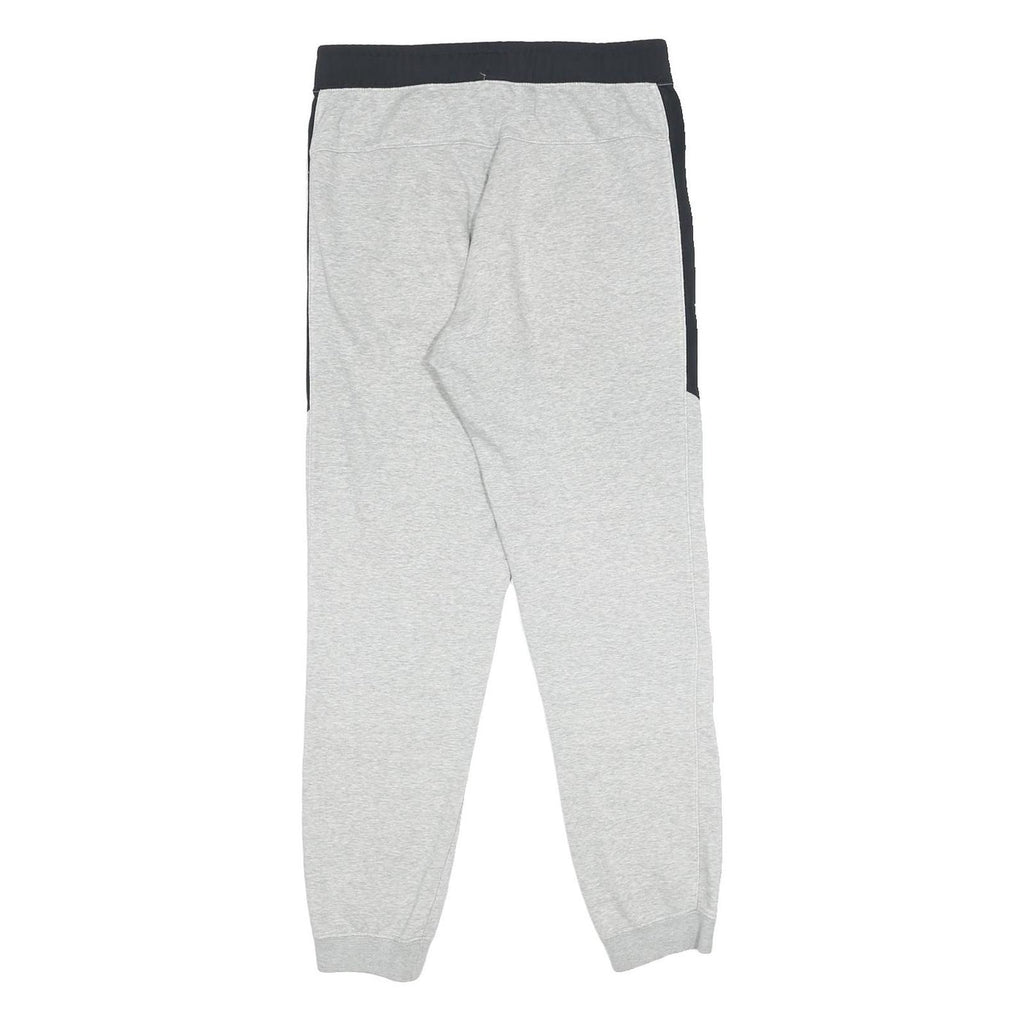 NIKE Mens Joggers Grey & Black Slim Tapered S W28 L27 Cotton Comfort