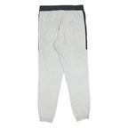 NIKE Mens Joggers Grey & Black Slim Tapered S W28 L27 Cotton Comfort