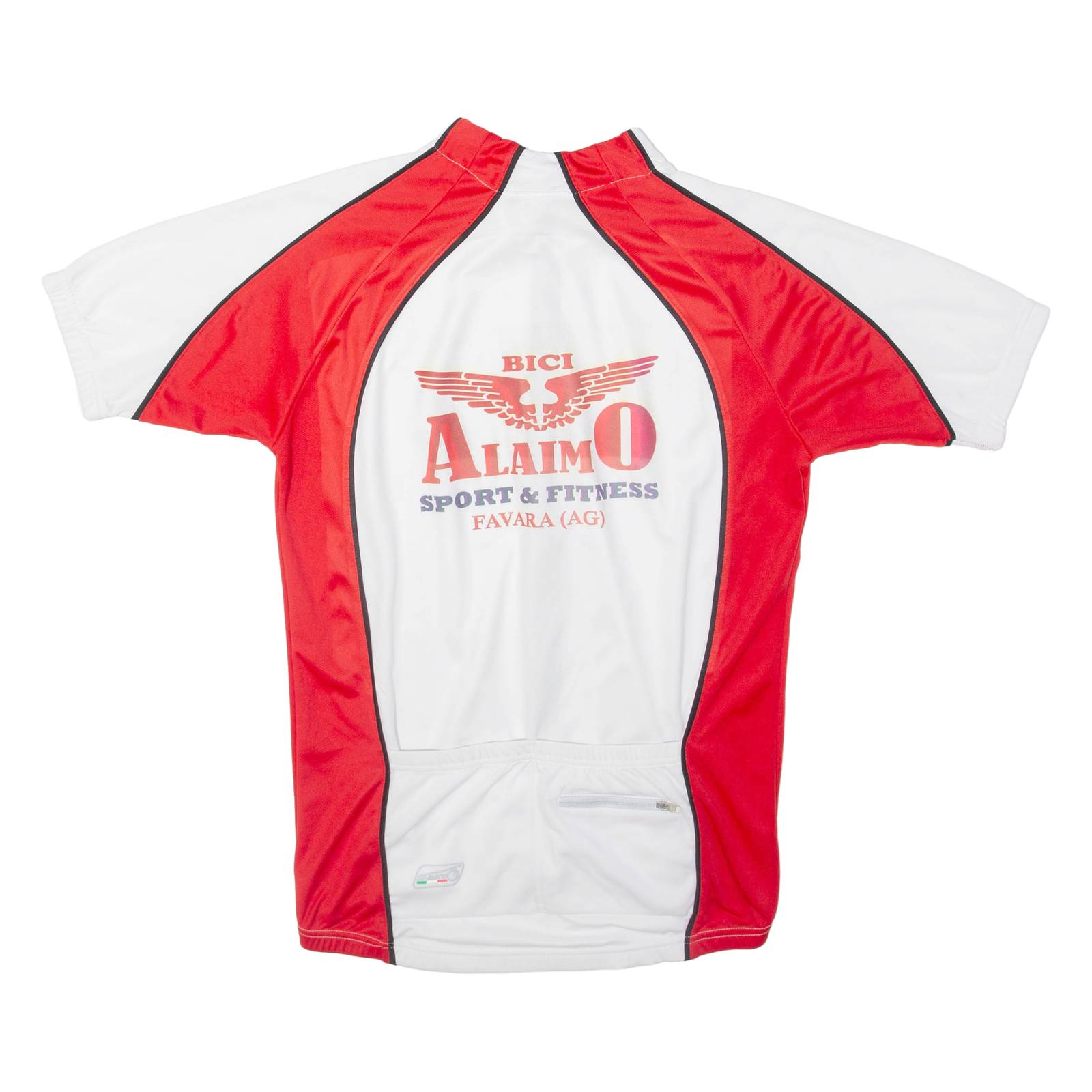 Full Zip Cycling Mens Jersey White M