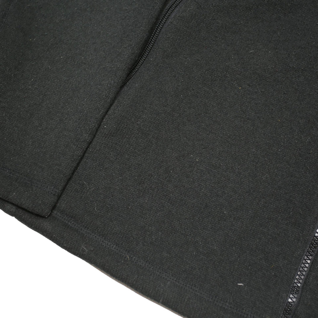 THE NORTH FACE Mens Black Jacket L Cotton Blend Zip Plain Logo Embroidered