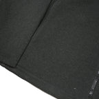 THE NORTH FACE Mens Black Jacket L Cotton Blend Zip Plain Logo Embroidered