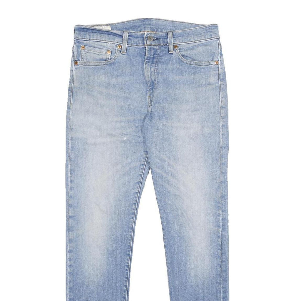 LEVI'S 512 Big E Mens Slim Jeans Blue Denim Light W29 L32 Classic Cotton Blend