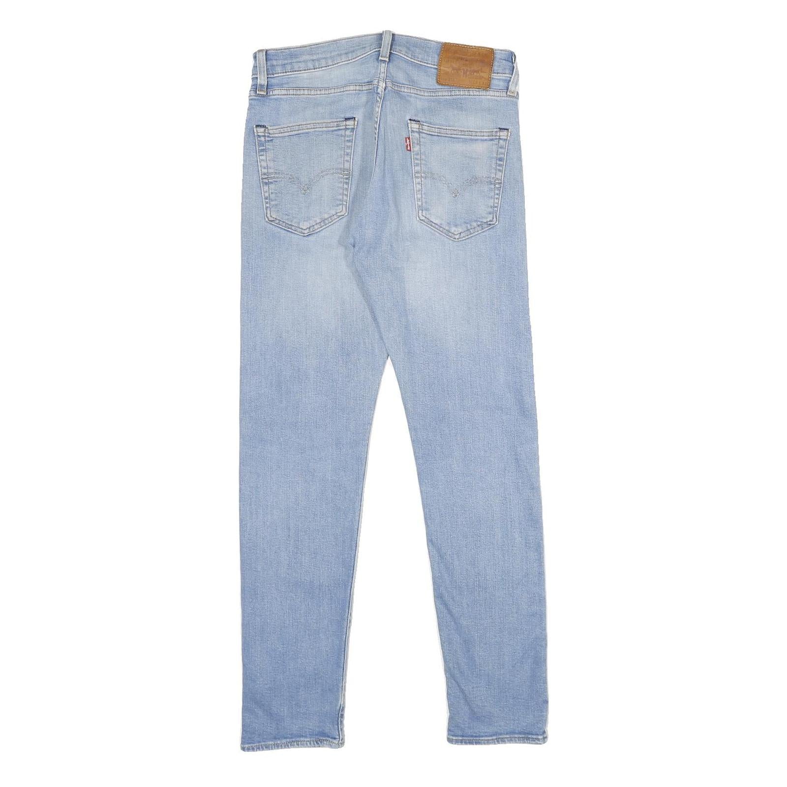 LEVI'S 512 Big E Mens Slim Jeans Blue Denim Light W29 L32 Classic Cotton Blend