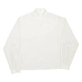 Womens Blouse Beige High Neck Long Sleeve XL