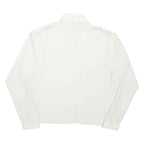 Womens Blouse Beige High Neck Long Sleeve XL