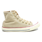 CONVERSE Chuck Taylor All Star Womens Lace-Up Trainers Beige Leather UK 4.5