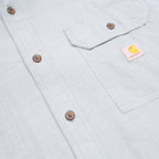 CARHARTT Mens Blue Workwear Shirt 2XL Cotton Long Sleeve Button Casual