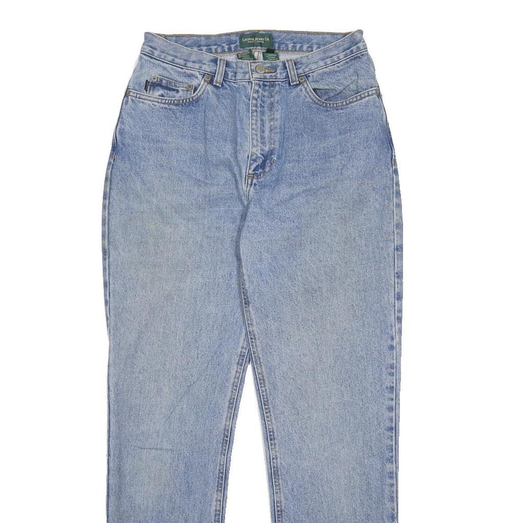 LAUREN RALPH LAUREN Womens Jeans Blue Regular Straight Denim Light W28 L30