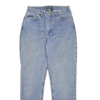 LAUREN RALPH LAUREN Womens Jeans Blue Regular Straight Denim Light W28 L30