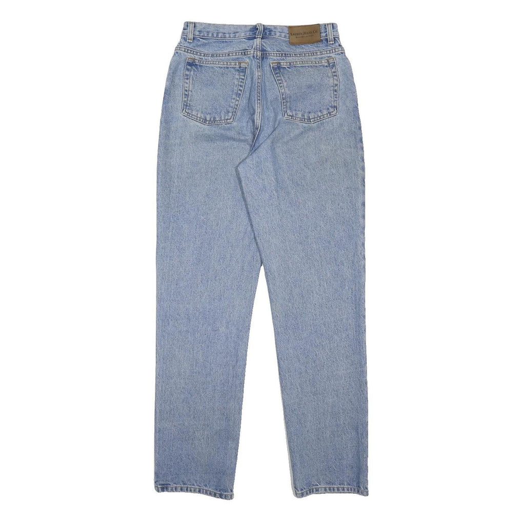 LAUREN RALPH LAUREN Womens Jeans Blue Regular Straight Denim Light W28 L30