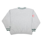 LEE Mens Grey New York Jets V-Neck Cotton Blend Sweatshirt 2XL Sportswear