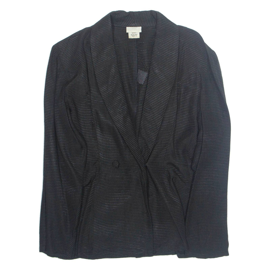 KRISS Womens Shirt Black Long Sleeve Viscose M