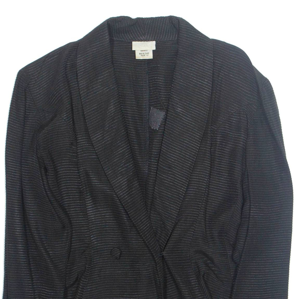 KRISS Womens Shirt Black Long Sleeve Viscose M