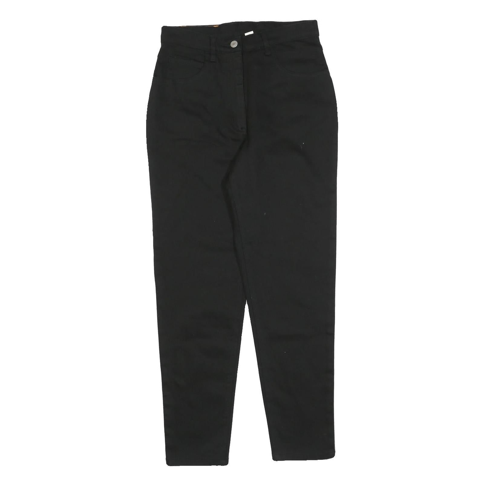 JOHN BANER Womens Jeans Black Regular Skinny Denim Dark W28 L28 Classic Fit Zip