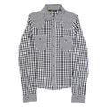 CARHARTT Mens Shirt Black Gingham Long Sleeve S