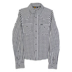 CARHARTT Mens Shirt Black Gingham Long Sleeve S