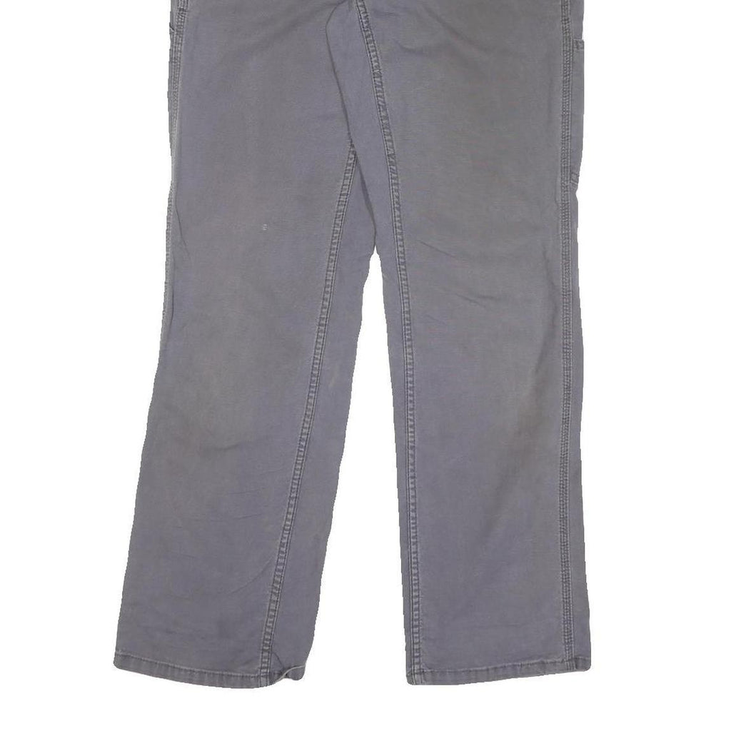 CARHARTT Womens Cotton Blend Grey Regular Fit Trousers W30 L30 Workwear Utility