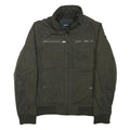 DKNY Mens Black Bomber Jacket XS Cotton Blend Zip Plain Casual Lightweight