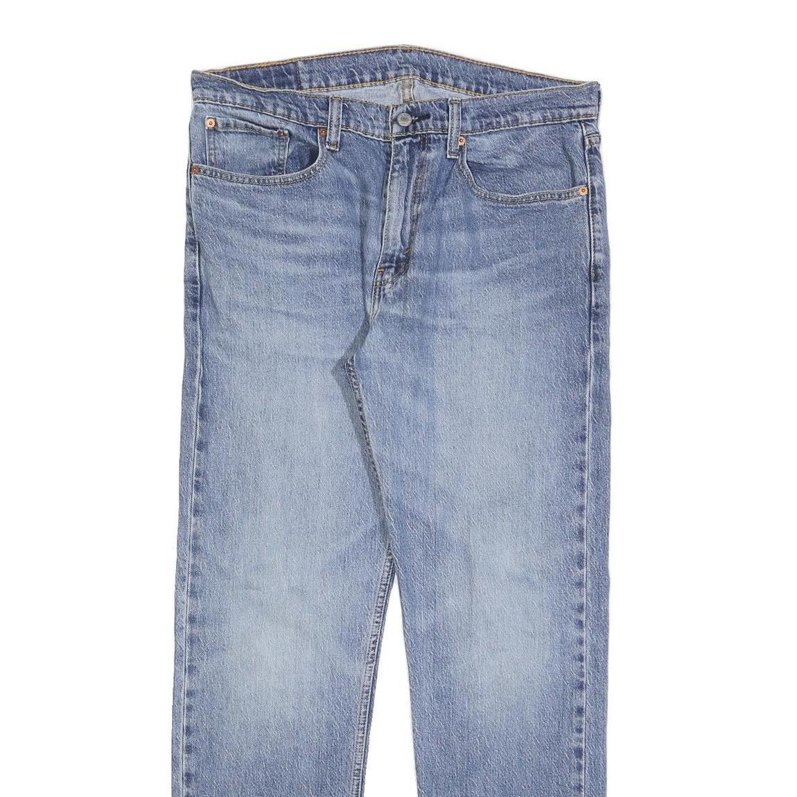 LEVI'S 502 Mens Jeans Blue Regular Straight Denim Medium W34 L31 Classic Fit