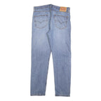LEVI'S 502 Mens Jeans Blue Regular Straight Denim Medium W34 L31 Classic Fit