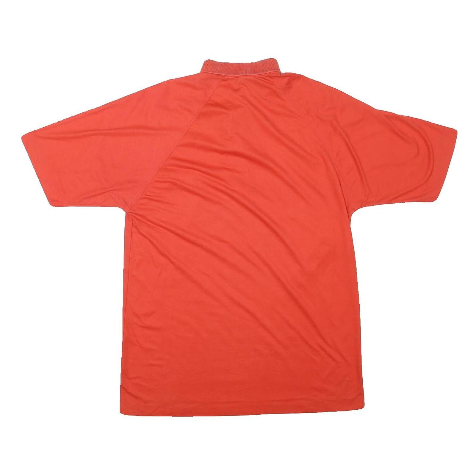 JACK NICKLAUS Mens Red Polo Shirt M Cotton Blend Short Sleeve Plain Pocket