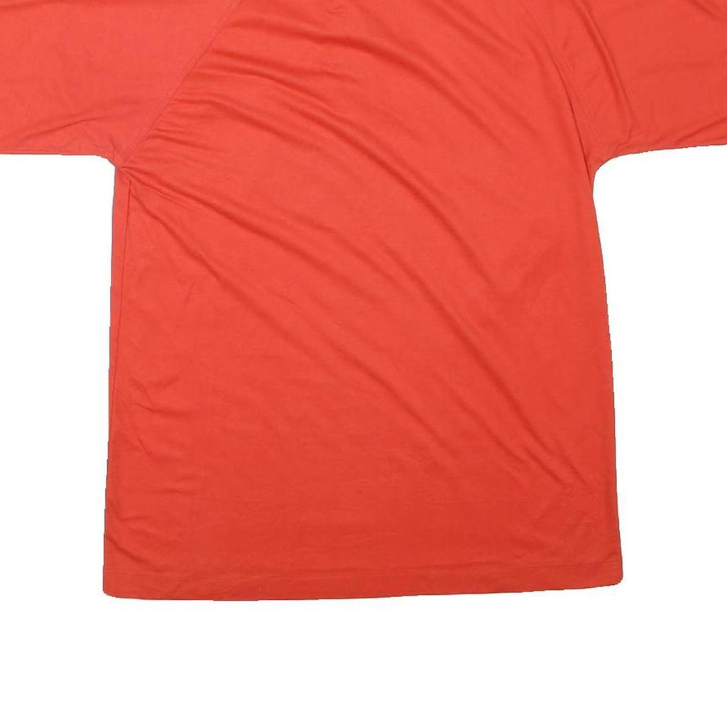 JACK NICKLAUS Mens Red Polo Shirt M Cotton Blend Short Sleeve Plain Pocket