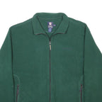 CHAPS RALPH LAUREN Mens Green Classic Jacket XL Polyester Plain Zip Casual
